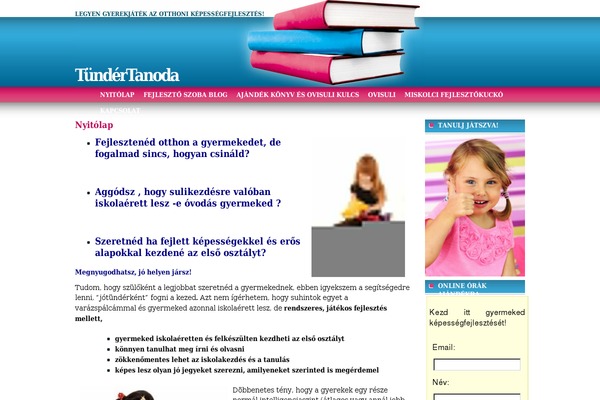 tundertanoda.hu site used Bookidea