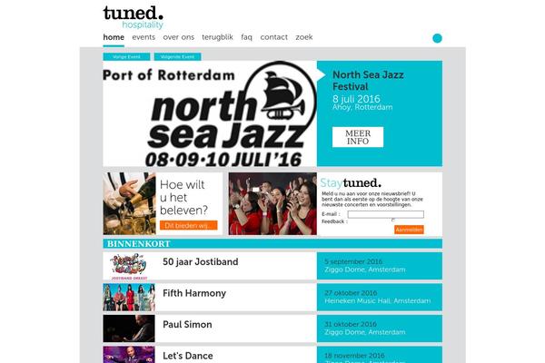 tunedhospitality.nl site used Tunedv2