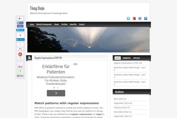 WordPress website example screenshot