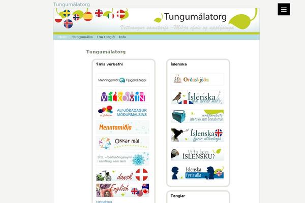 tungumalatorg.is site used Bp_twentyten_child
