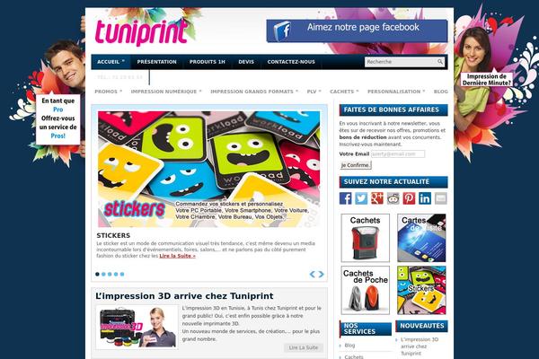 tuniprint.com site used Charming