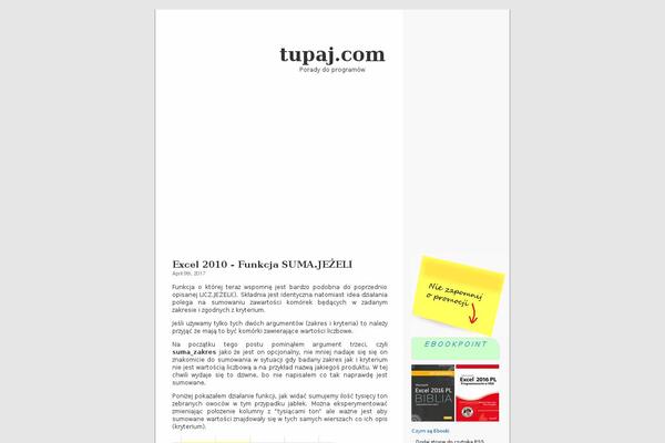 Default theme site design template sample