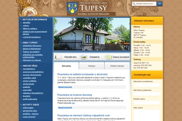 tupesy.cz site used Tupesy