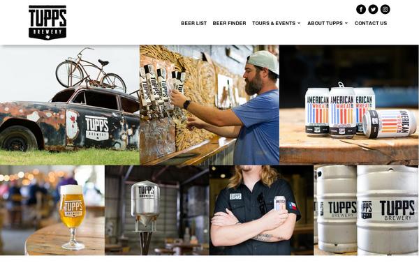 tuppsbrewery.com site used Tupps-brewery