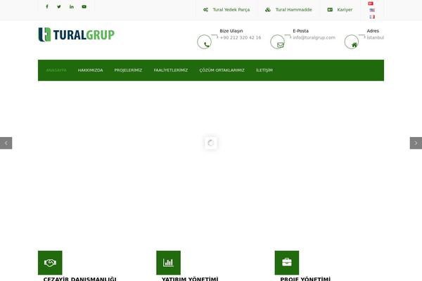 turalgrup.com site used Tural