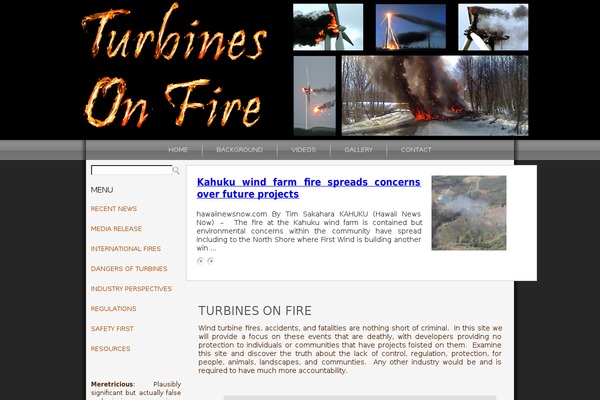 turbinesonfire.org site used Turbinesonfire