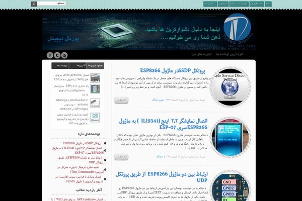 turbodigital.ir site used Modernblog