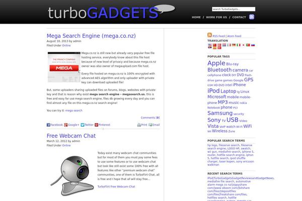 turbogadgets.com site used Turbogadgets