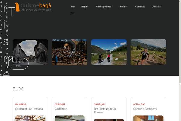 turismebaga.com site used Travel Master
