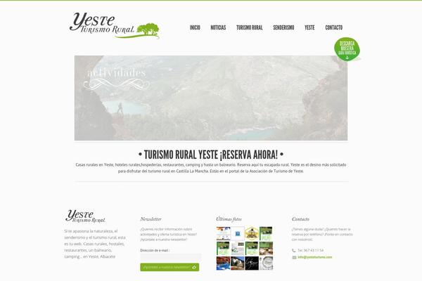 turismoruralyeste.net site used Yesteturismo-theme