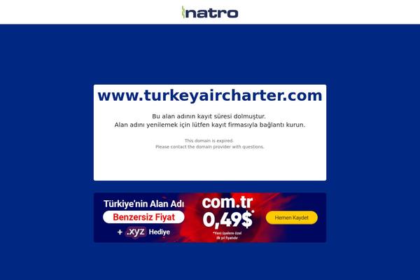 turkeyaircharter.com site used Jet