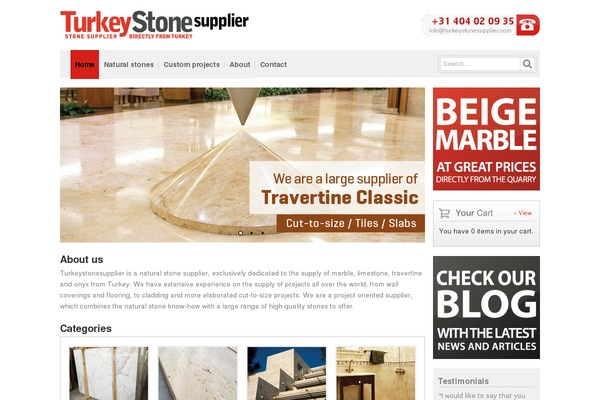 turkeystonesupplier.com site used Turkeystonesupplier