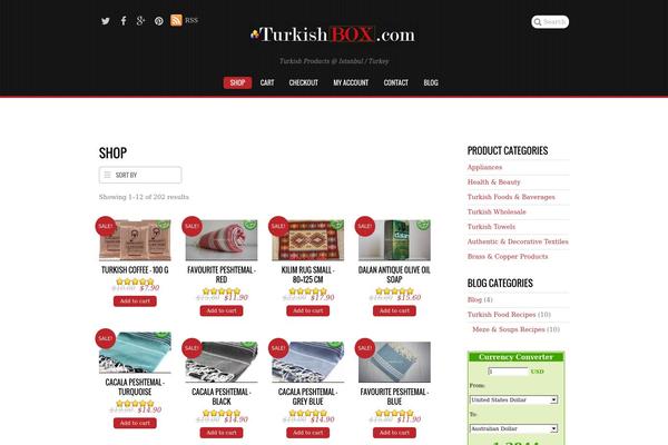 Pinshop theme websites examples