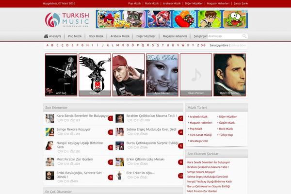turkishmusic.com site used Beste_wordpress_temasi