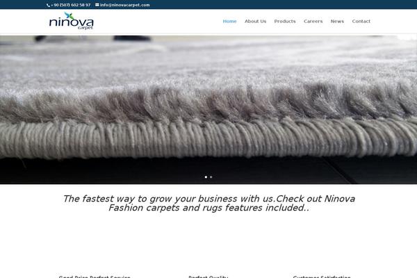 Divi theme site design template sample