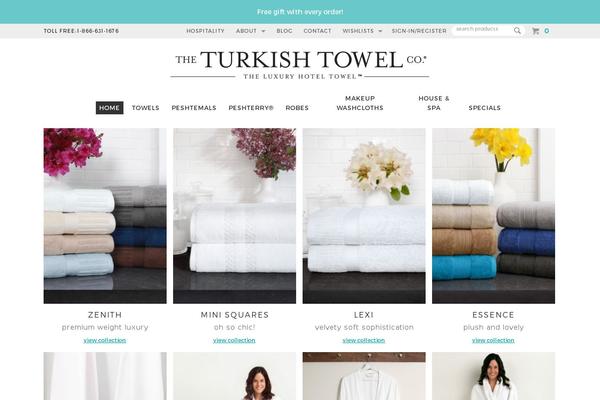 turkishtowelcompany.com site used Turkishtowelcompany