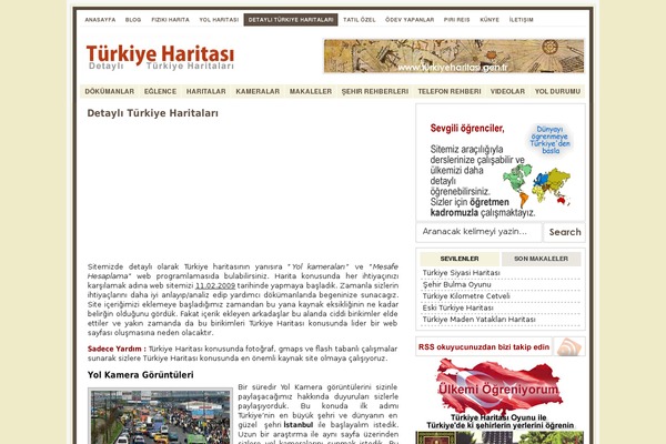 turkiyeharitasi.gen.tr site used Harita