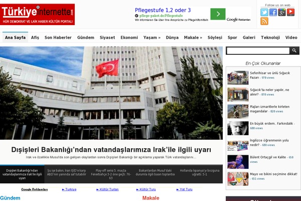 turkiyeinternette.com site used Webjournal-single-pro