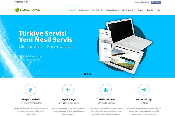 servis theme websites examples