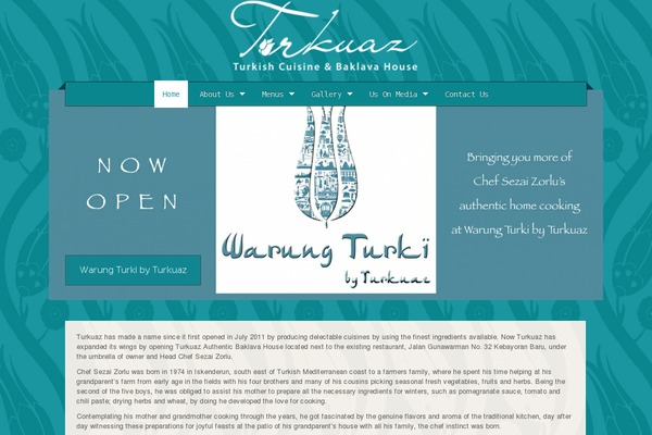 The Restaurant theme site design template sample