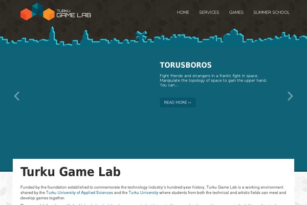 turkugamelab.fi site used Tgl-theme