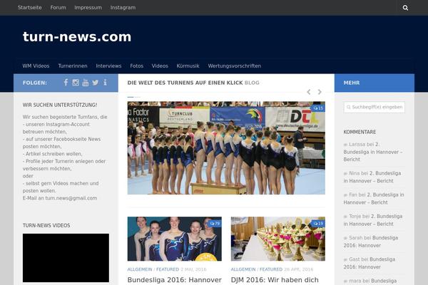 WordPress website example screenshot