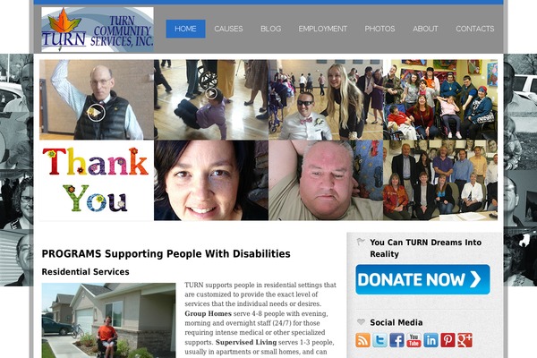turncommunityservices.org site used Rive