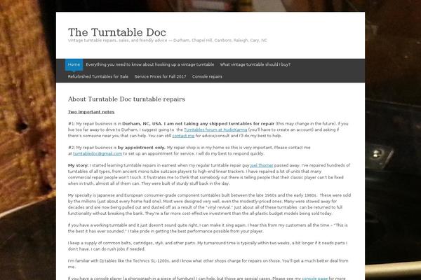 WordPress website example screenshot