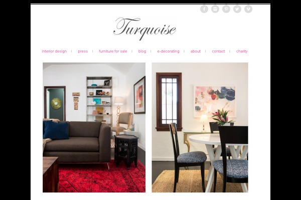 turquoise theme websites examples