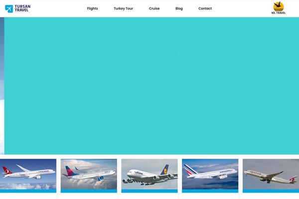 Setsail-child theme site design template sample