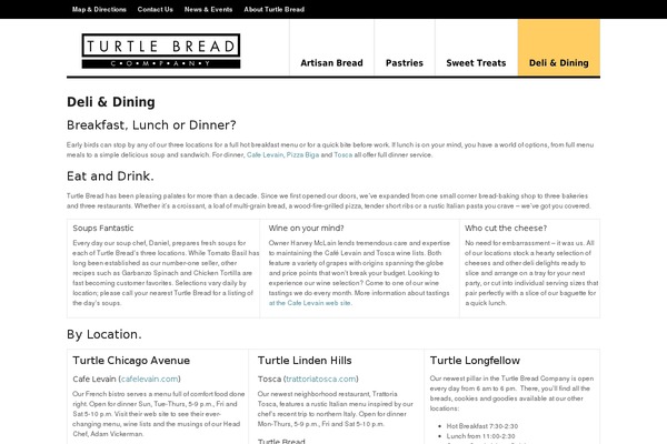turtlebread.com site used Delicious Magazine