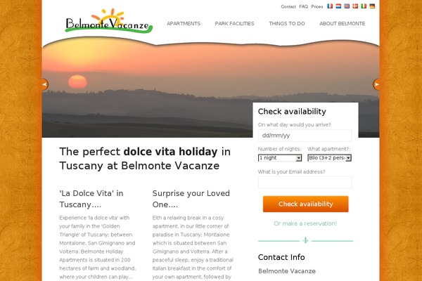 tuscany-farmholiday.com site used Belmonte-latest-it