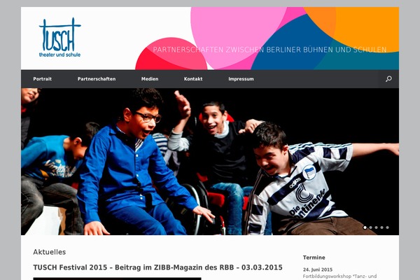 Vantage theme site design template sample