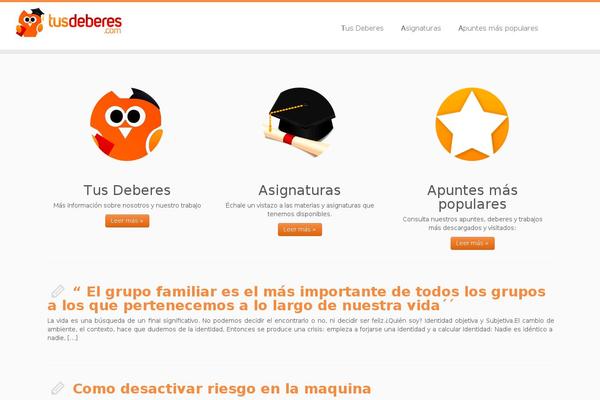 Customizr theme site design template sample