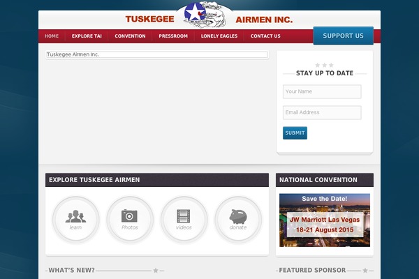 tuskegeeairmen.org site used Tuskegeeairmen