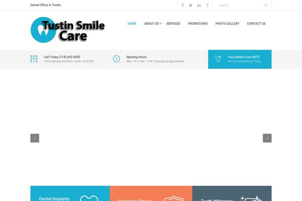 Dent-all theme site design template sample