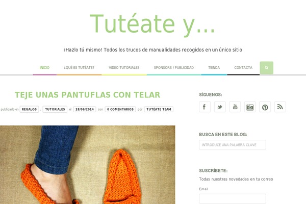 tuteate.com site used Appscraft-child