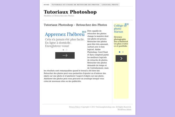 Thesis 1.8.1 theme site design template sample