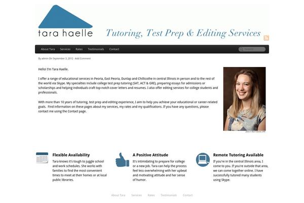 WordPress website example screenshot
