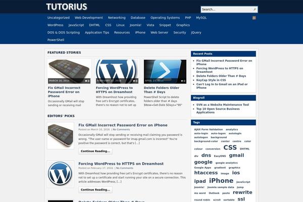 tutorius.com site used Arras.1.5.1.2