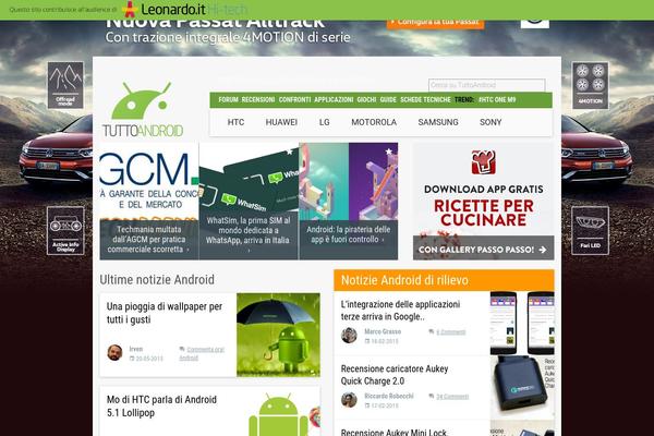 tuttoandroid.com site used Android2015
