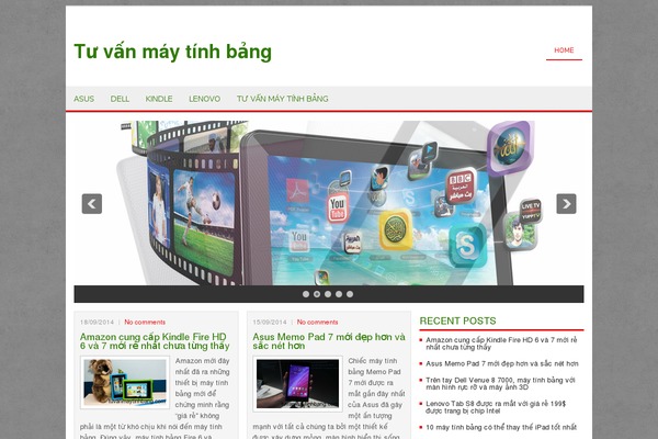 tuvanmaytinhbang.com site used Tabletzone