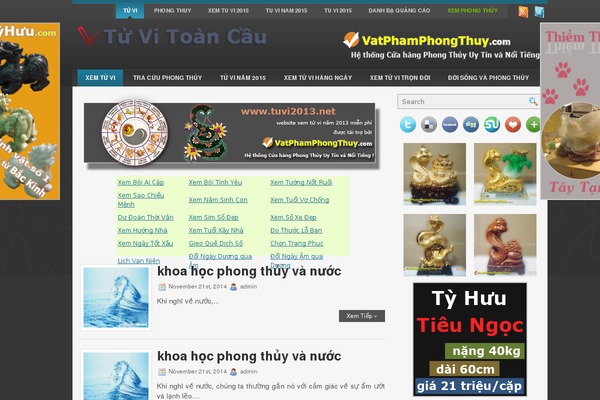 tuvi2013.net site used Stylus
