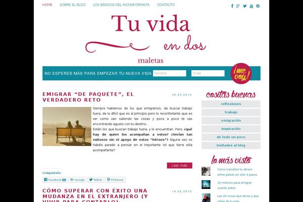 tuvidaendosmaletas.com site used Threefeelings