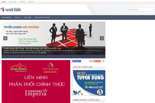 tuyendunghaiphong.com site used Lenio