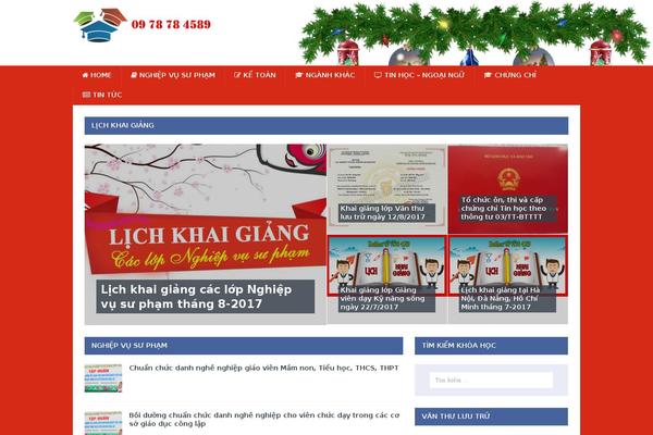 WordPress website example screenshot