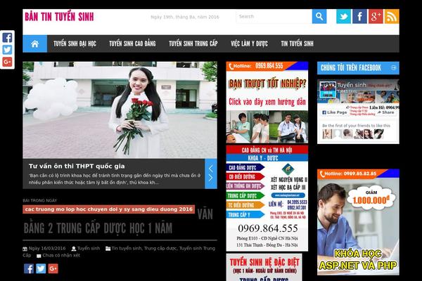 tuyensinhtoanquoc.com site used Tq