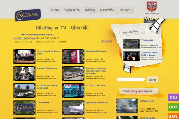 tv-oborniki.pl site used Tvoborniki