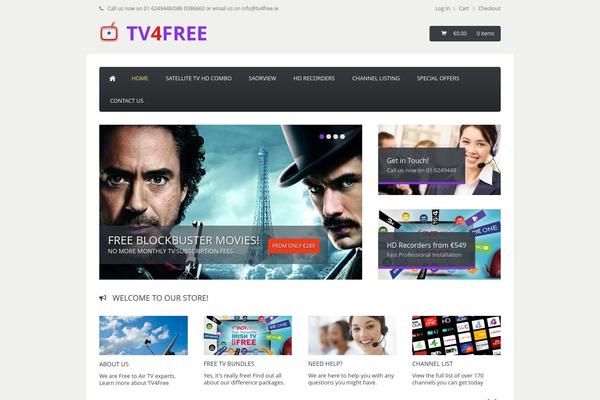 tv4free.ie site used Proffet