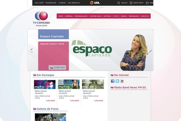 tvcapixaba.com.br site used Tvcapixaba